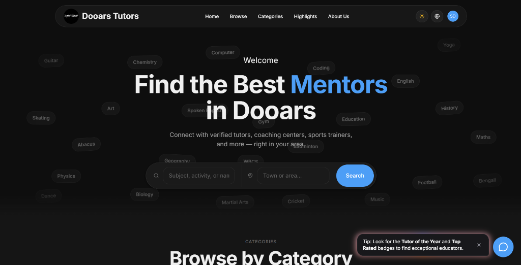 Dooars Tutors